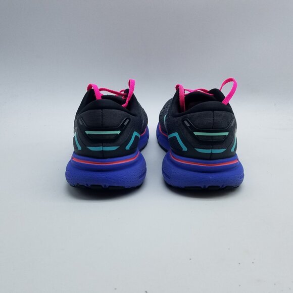 Brooks Ghost 15 Women's Size 8.5 B (Medium) Running Shoes Black Blue Aruba - Picture 5 of 13
